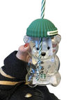 2026 Glass Starbucks Bearista Bear Cold Cup Holiday Limited Edition – Authentic Collectible with Lid
